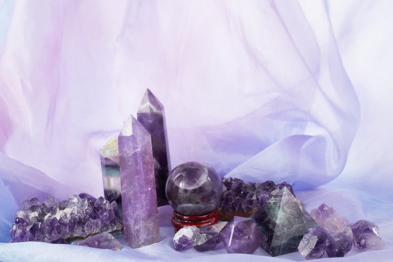 Set of Amethyst Crystals 